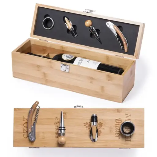 SG - Coffret à vin - Bambou