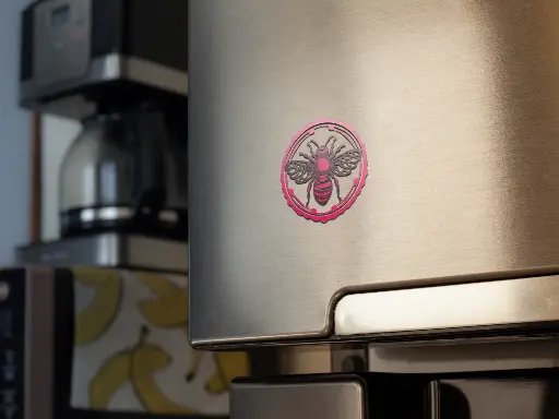 SG - Lot de 50 magnets carrés - 5 x 5 cm